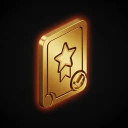 Icône expertise certifiée - Badge doré